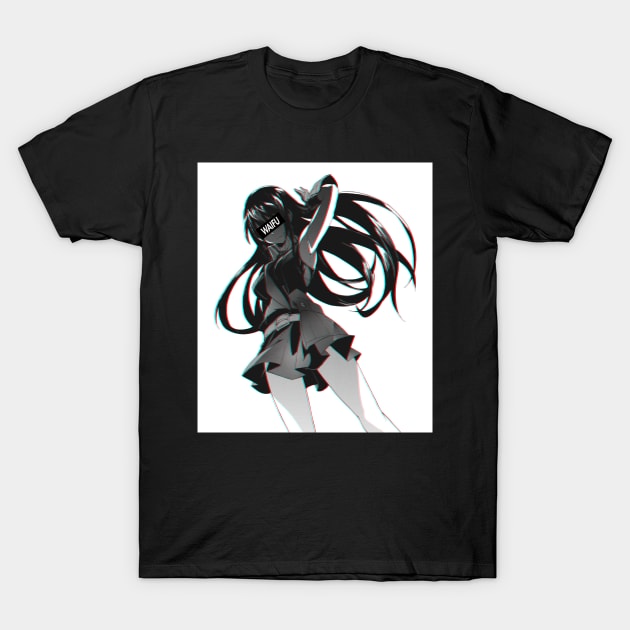 Akame ga Kill Akame Waifu Material T-Shirt by HentaiK1ng